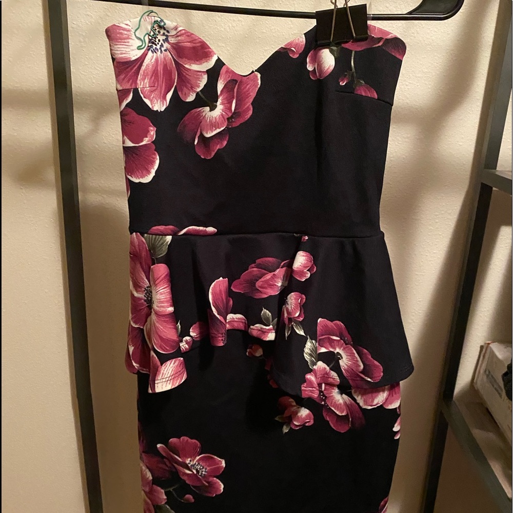 Charlotte Russe peplum dress